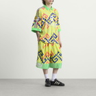 Adidas x Willy Chavarria Long Shorts in Solar Lemon/Pure Purple/Solar Turbo