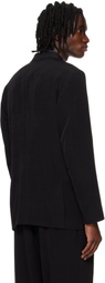 RAINMAKER KYOTO Black Double Breasted Blazer