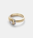 Rainbow K Prestige 18kt gold ring with diamonds