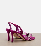 Manolo Blahnik Sumbasan embellished satin sandals