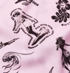 McQ Alexander McQueen - Camp-Collar Printed Voile Shirt - Pink