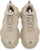 Balenciaga Beige Triple S Sneakers