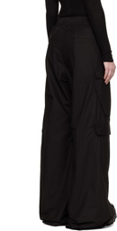 Rick Owens Black Temple Cargobelas Cargo Pants