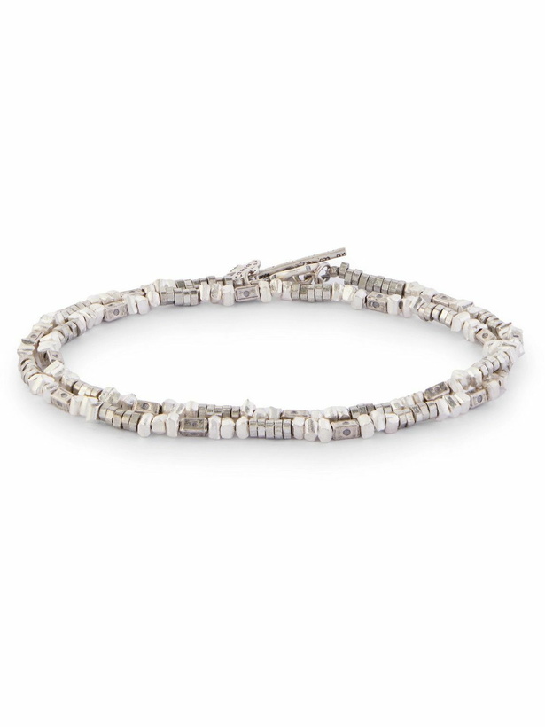Photo: Peyote Bird - Shoreline Porteno Sterling Silver Beaded Wrap Bracelet