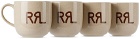 RRL Off-White Logo Mug Set, 4 pcs