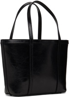 Dunst Black Crinkled Leather Tote