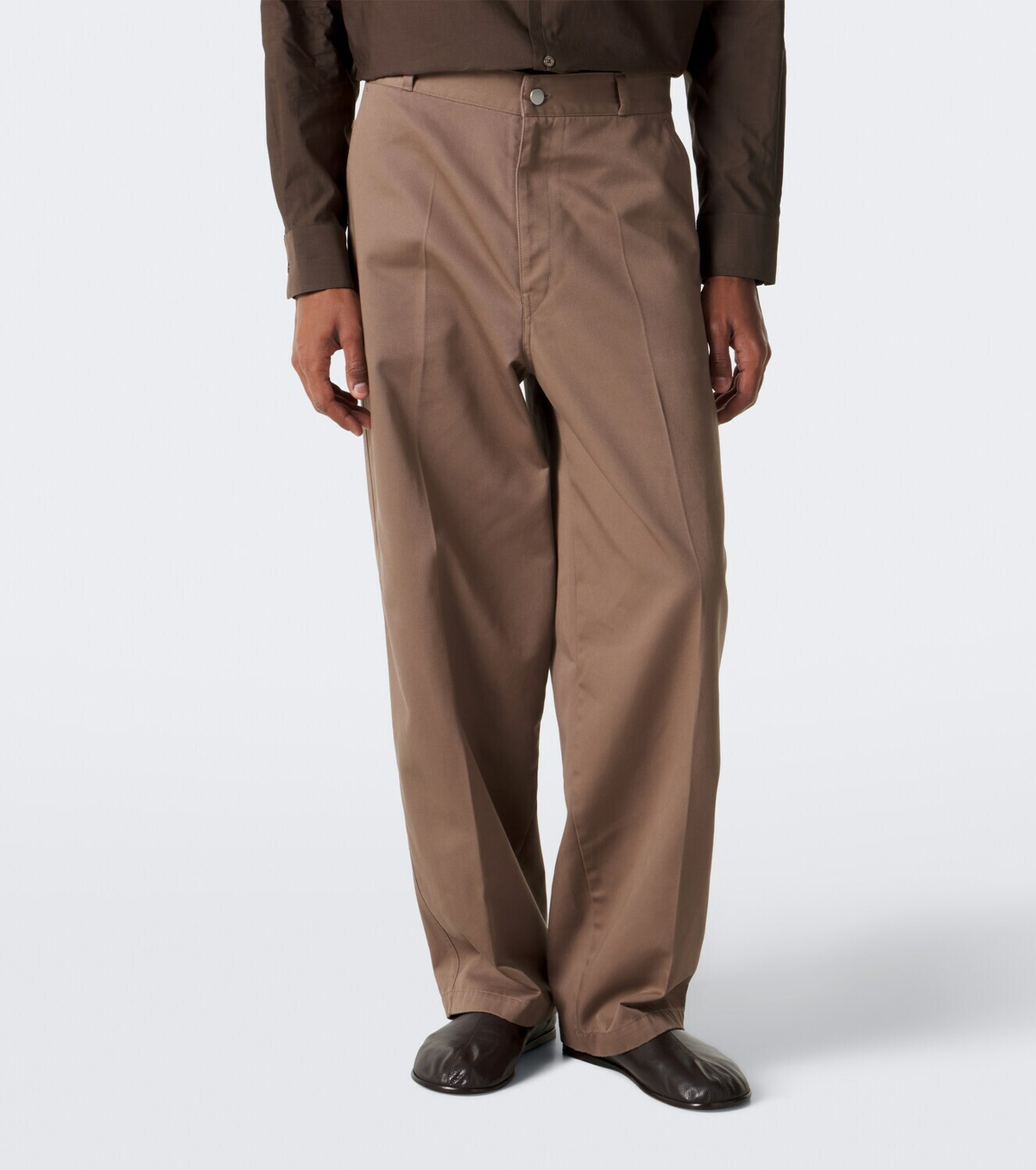 Lemaire Twill barrel-leg pants