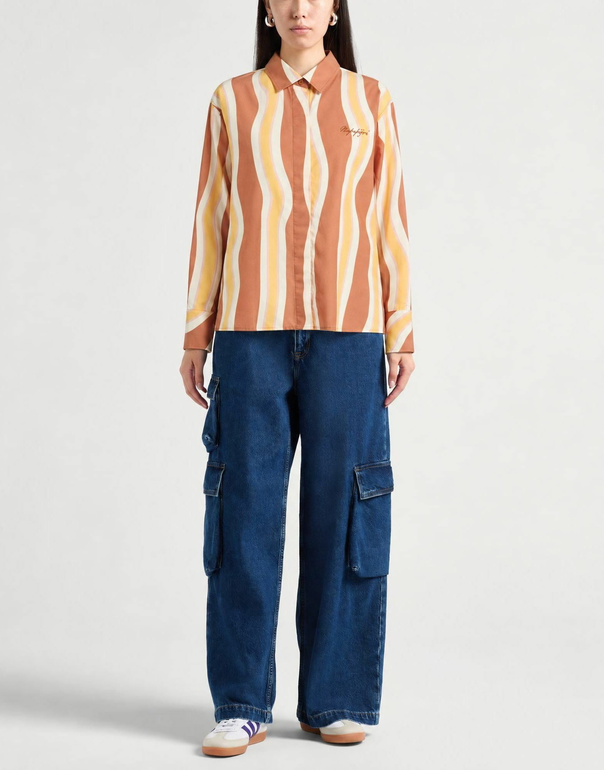 Napapijri G-anions Ls W Womens Shirt Rust