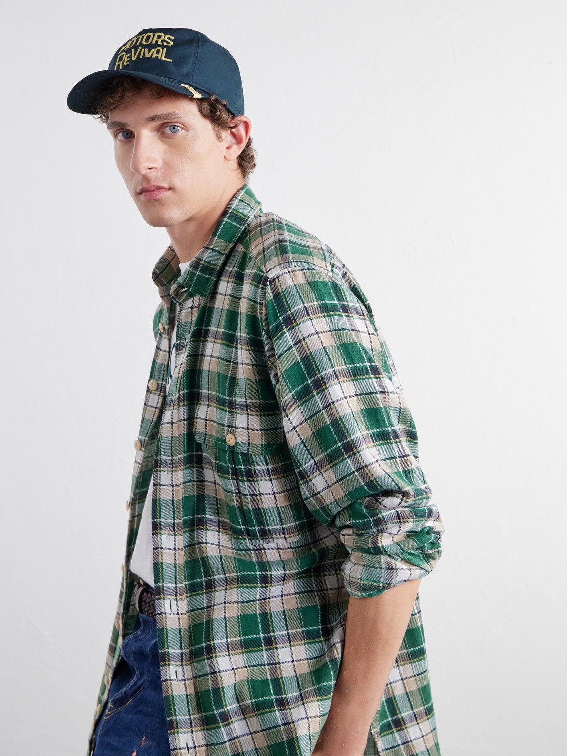Visvim - Excelsior Wool and Silk-Blend Twill Cap - Green
