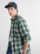 Visvim - Excelsior Wool and Silk-Blend Twill Cap - Green