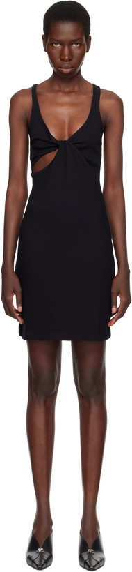 Photo: Courrèges Black Twist 90's Rib Minidress