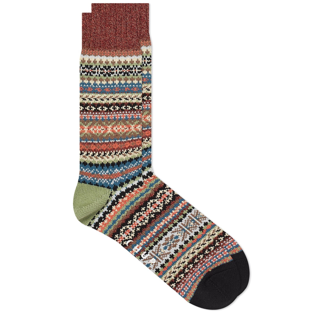CHUP by Glen Clyde Company Candle Night Sock in Lime