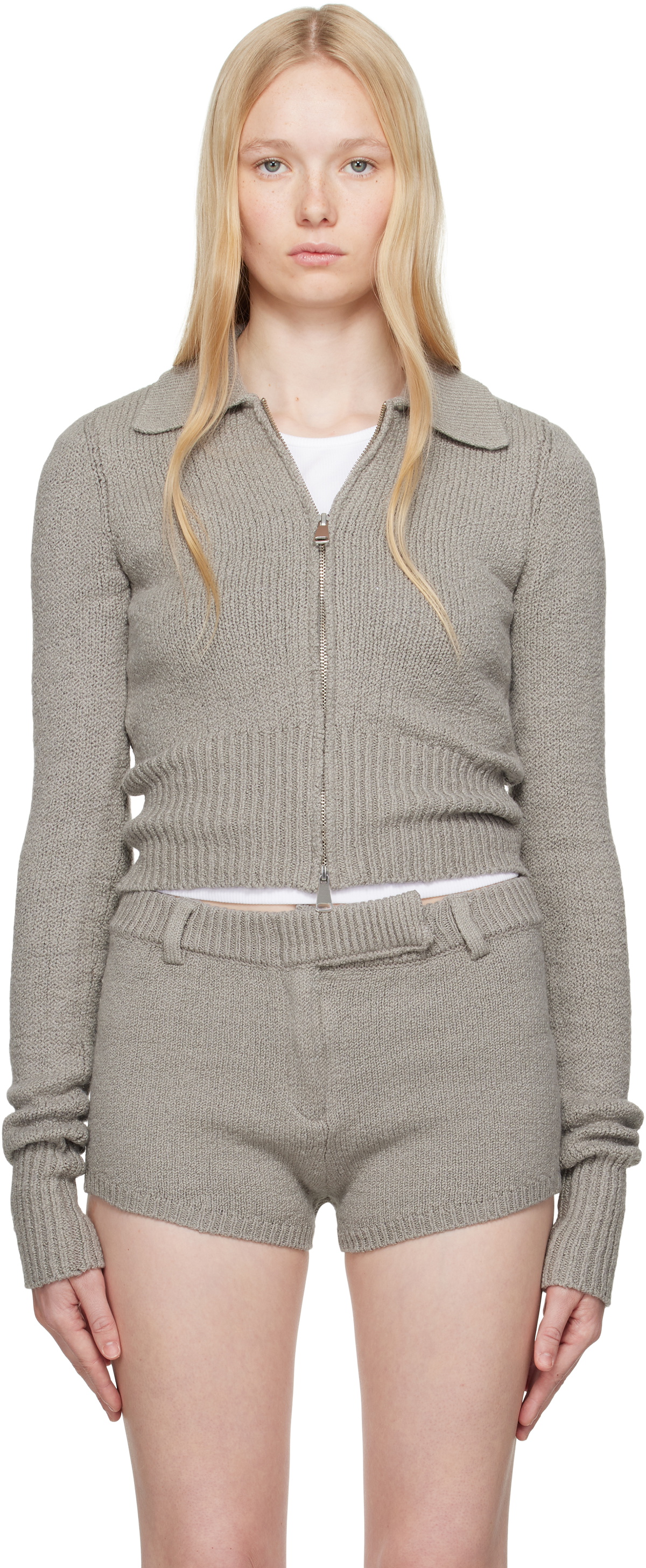 Aya Muse Gray Ivy Sweater