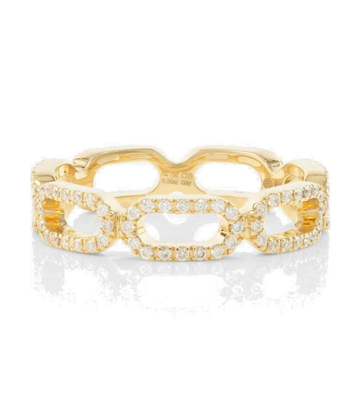 Photo: Bucherer Fine Jewellery Link 18kt gold ring with diamonds