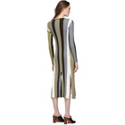 Loewe Multicolor Striped Rib Knit Dress