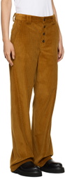 Commission Tan Twisted Trousers