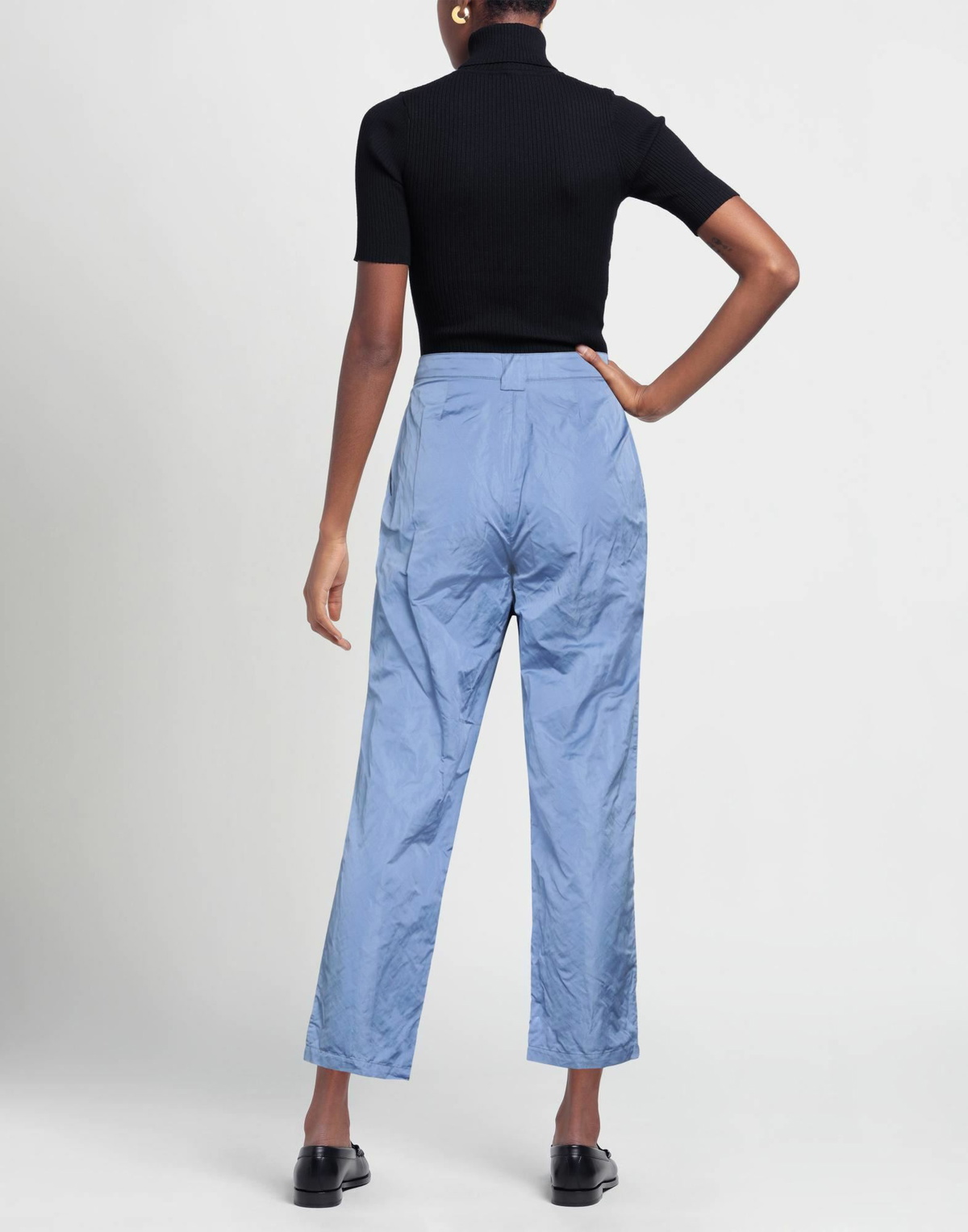 Manila Grace Womens Pants Pastel in Blue