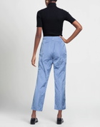 Manila Grace Womens Pants Pastel in Blue