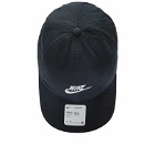 Nike Men's Futura Washed H86 Cap in Black/White