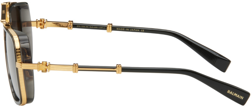 Balmain Black Officier Sunglasses