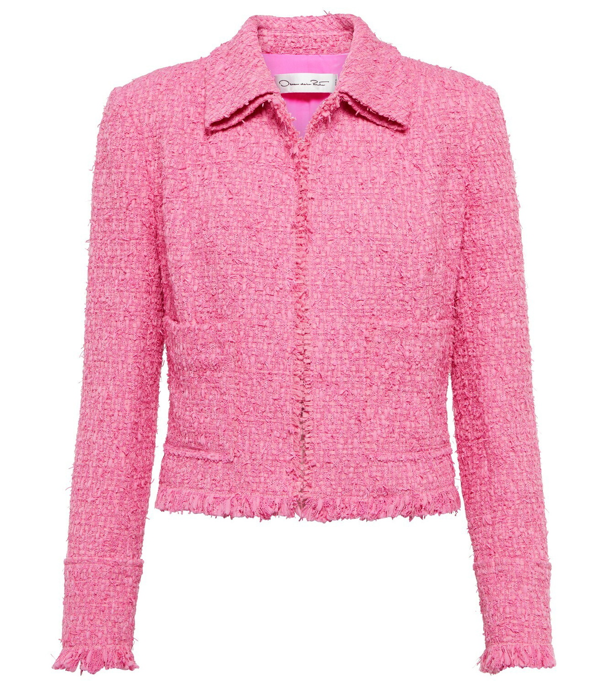 Oscar de la Renta Cropped tweed jacket Oscar de la Renta