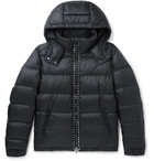 Valentino - Rockstud Quilted Shell Hooded Down Jacket - Men - Midnight blue