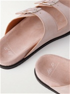 Mr P. - David Regenerated Suede by evolo Sandals - Pink