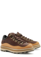 Moncler Genius 8 Moncler Palm Angels Peka 305 Leather Derby Shoes Brown