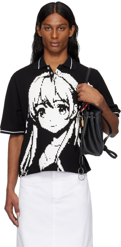Photo: Ashley Williams Black Manga Polo