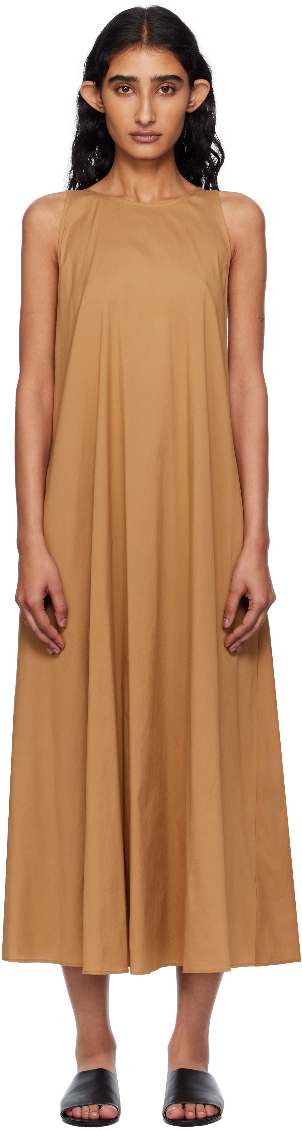 Max Mara Pedaggi Cotton Midi Dress Max Mara