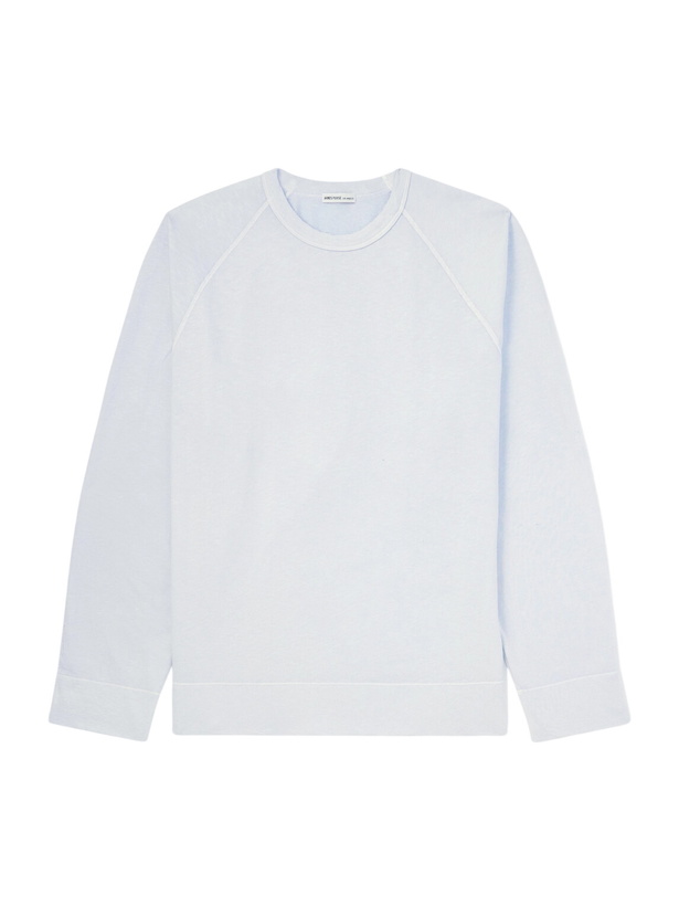 Photo: James Perse - Supima Cotton-Jersey Sweatshirt - Blue