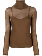 MAX MARA - Semi-sheer Turtleneck Jumper