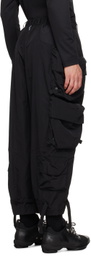 Archival Reinvent Black 3D Pocket Cargo Pants