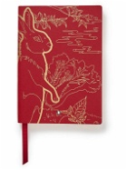 Montblanc - The Legend Of Zodiac Rabbit Full-Grain Leather Notebook