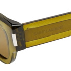 Saint Laurent Sunglasses Women's Saint Laurent SL 573 Sunglasses in Green