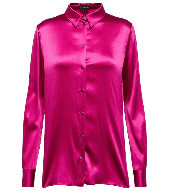 Photo: Tom Ford Silk-blend blouse
