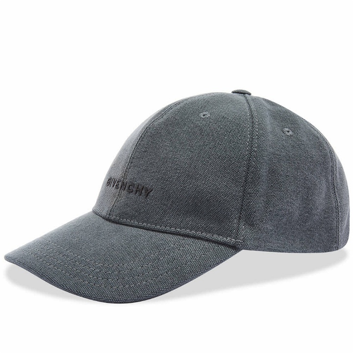 Photo: Givenchy Men's Embroidered Logo Cap in Grey
