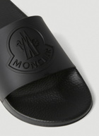 Moncler - Embossed Logo Slides in Black