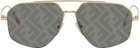 Fendi Gold Travel Sunglasses
