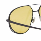 Bottega Veneta Eyewear Bottega Veneta BV1344S Sunglasses in Black/Yellow 
