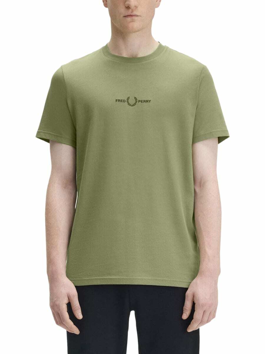 Fred Perry T-shirt With Embroidered Logo