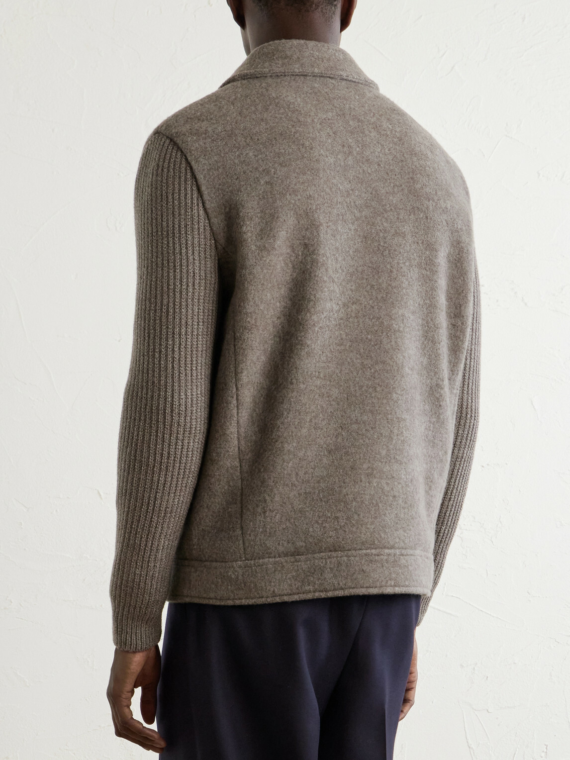 Eleventy - Knitted Wool Jacket - Gray