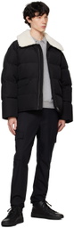 Dunst Black Shearling Collar Down Jacket