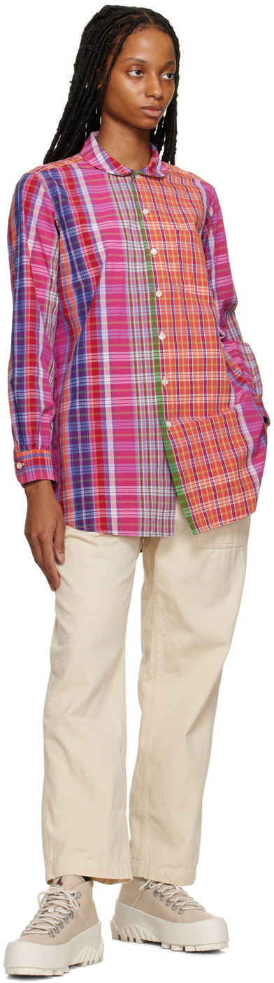 Engineered Garments Multicolor Rounded Collar Shirt