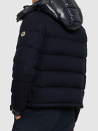 MONCLER - Winnipeg Nylon & Felted Wool Down Jacket