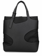 FERRAGAMO - Cut Out Leather Logo Tote Bag