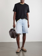 LOEWE - Anagram-Embroidered Cotton-Jersey T-Shirt - Black