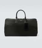 Prada Leather-trimmed duffel bag
