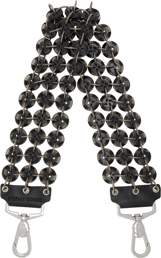 Photo: Stefan Cooke Black Short Button Bag Strap