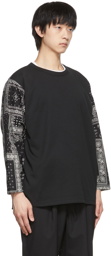 SOPHNET. Black Polyester T-Shirt